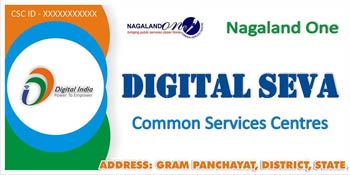 Nagaland One Common Services Center logo image Nagaland